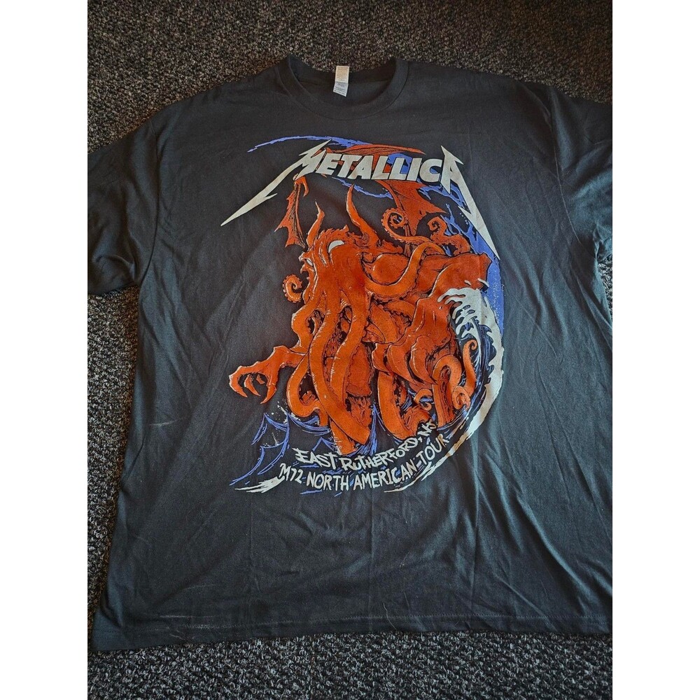 Metallica M72 2023 MetLife Stadium East Rutherford Tour T Shirt Mens 2XL Gildan
